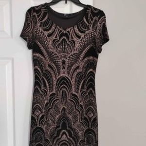 Black bodycon dress